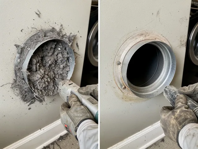 Professional clogged vent cleaning by Lakeville Dryer Vent Cleaning in Lakeville