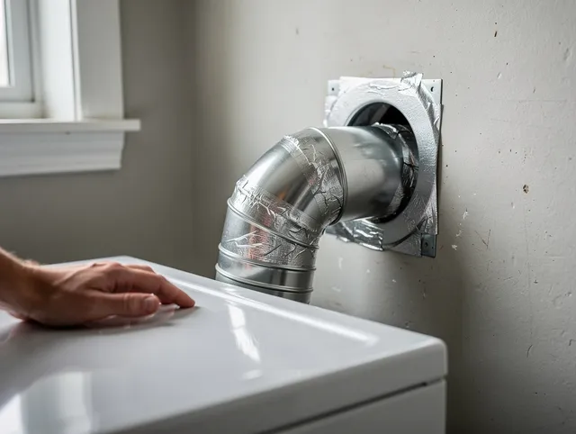 Lakeville Dryer Vent Cleaning expert performing professional dryer vent repair and installation in Lakeville